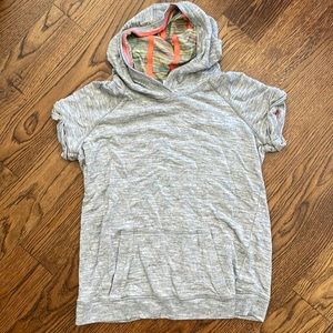 Athleta girl short sleeved hoodie